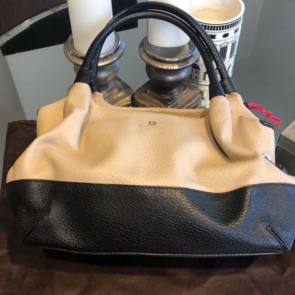 Kate Spade Navy/Tan Leather Purse - Picture 2 of 7